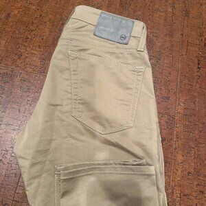 AG Adriano Goldschmied Men’s 28X34 The Tellis Modern Slim Beige Pants